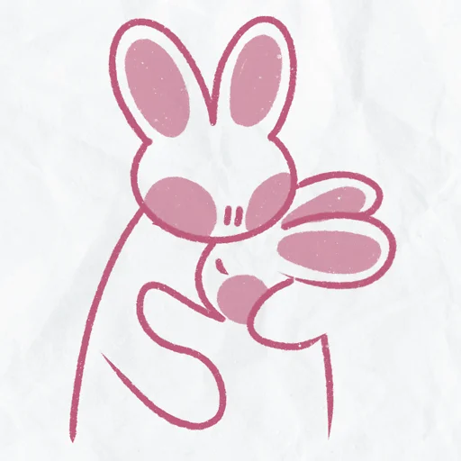 Telegram Sticker «peachy bunny » ❤️