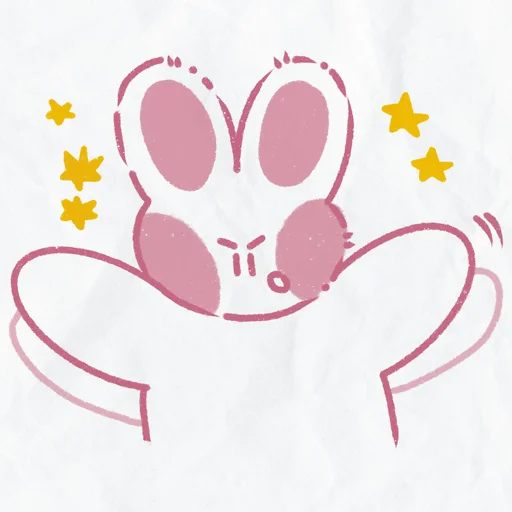 Telegram Sticker «peachy bunny » 🐰