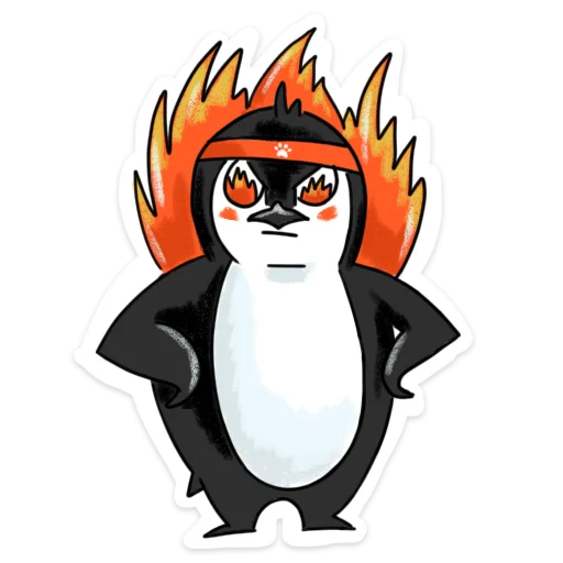 Пингвин Валера stiker 😡
