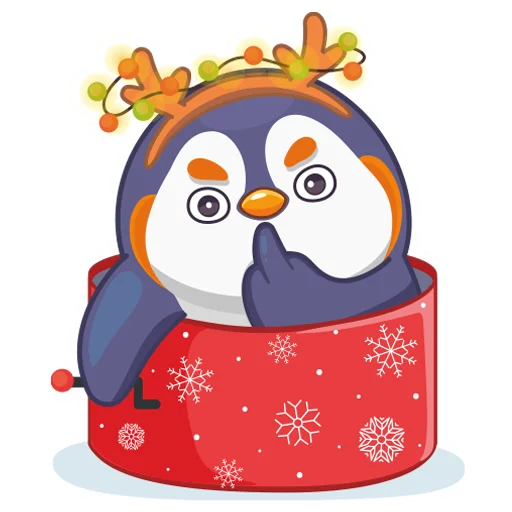 Telegram Sticker «Пингвин Сэм» 🖕