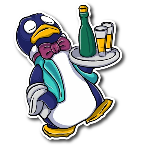 Пингвины 90-ых  emoji 🍾