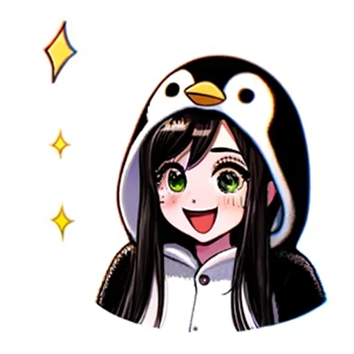 Penguin Tyan sticker 😃
