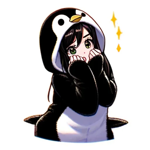 Penguin Tyan sticker 🙊