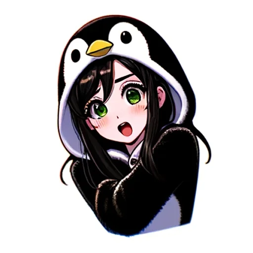 Стікер Penguin Tyan 🥹