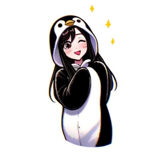 Penguin Tyan stiker 😉