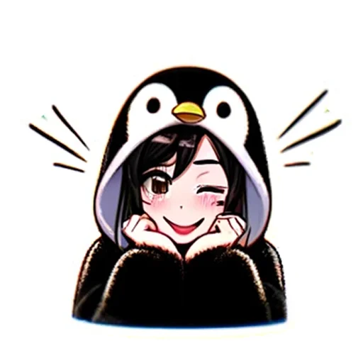 Стикер Penguin Tyan 😊