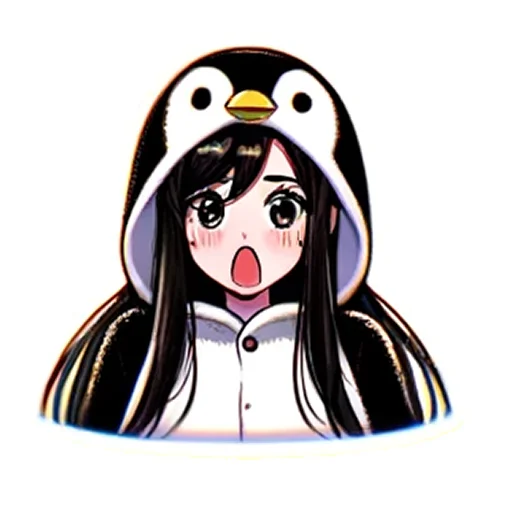 Стікер Penguin Tyan 😨