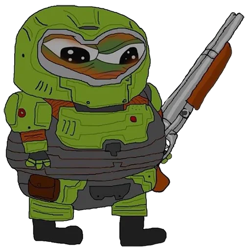 Telegram stickers Doom