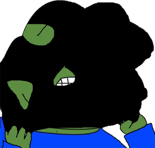 Эмодзи pepefrog 