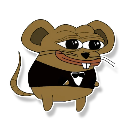 Telegram Sticker «Pepe Mouse» 😀