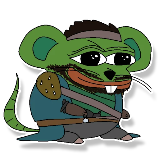 Telegram stiker «Pepe Mouse» 😀