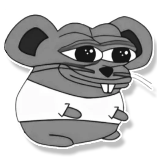 Стікер Telegram «Pepe Mouse» 😀