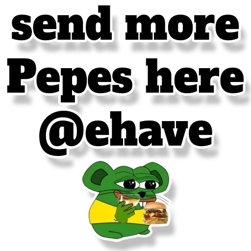Стікер Telegram «Pepe Mouse» 🐀