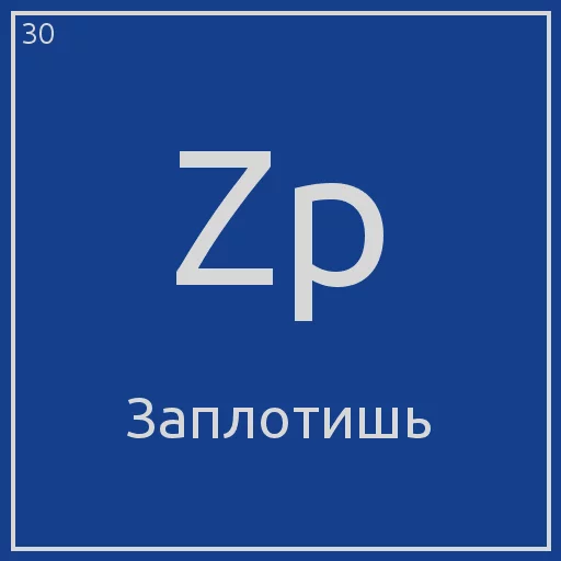 Telegram stiker «Periodic table» 🤡