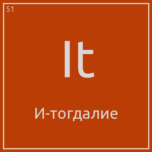 Стикер Telegram «Periodic table» 🙃