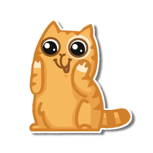 Telegram Sticker «persik _the_cat» 🤗