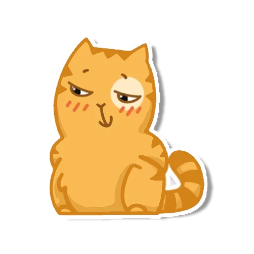 Telegram Sticker «persik _the_cat» 😳