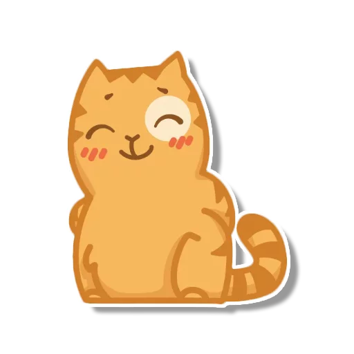 Telegram Sticker «persik _the_cat» ☺️