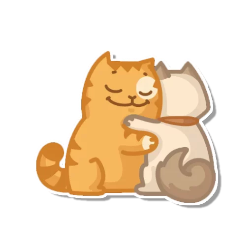 Стикер Telegram «persik _the_cat» 💑