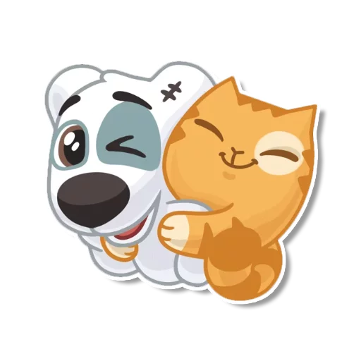 Telegram Sticker «persik _the_cat» 👬