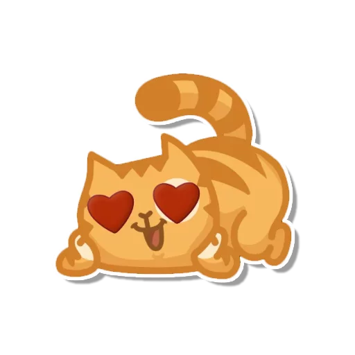 Telegram Sticker «persik _the_cat» 😍