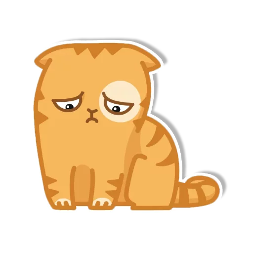 persik _the_cat sticker ☹️