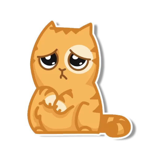 persik _the_cat sticker 😔
