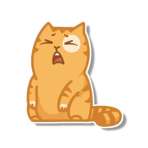 persik _the_cat stiker 😣