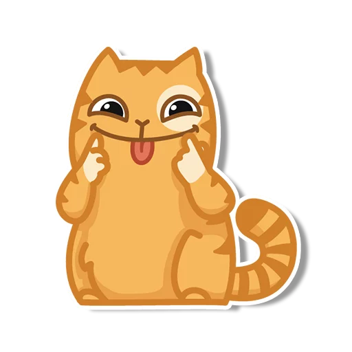 Стикер Telegram «persik _the_cat» 😜