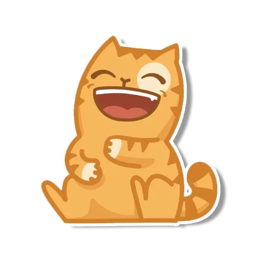 Telegram stiker «persik _the_cat» 🤣