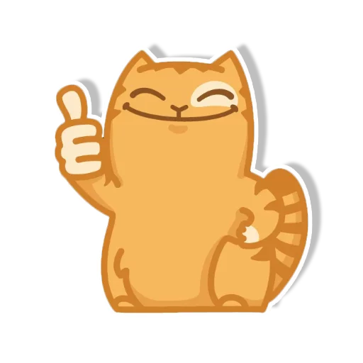 Telegram Sticker «persik _the_cat» 👍