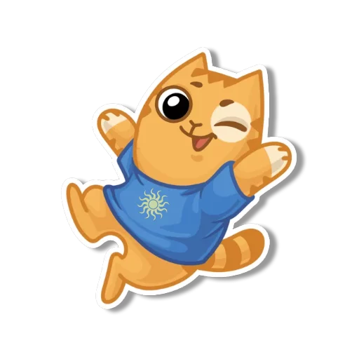 Telegram Sticker «persik _the_cat» 😜