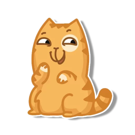 Telegram stiker «persik _the_cat» 😏