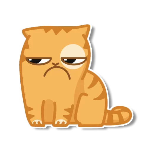 persik _the_cat emoji ☹️