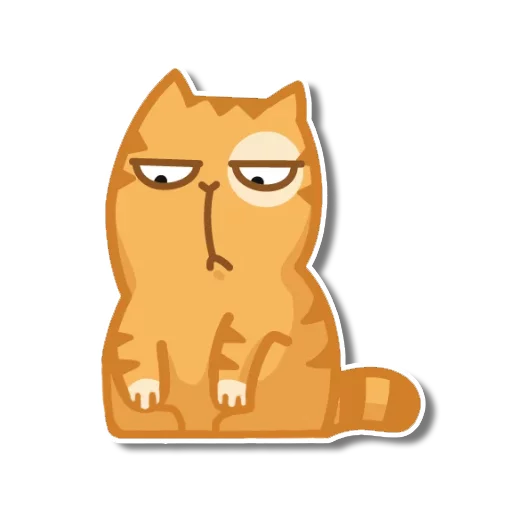 Telegram Sticker «persik _the_cat» 😒