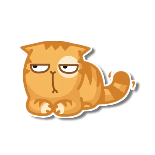 Telegram Sticker «persik _the_cat» 😒