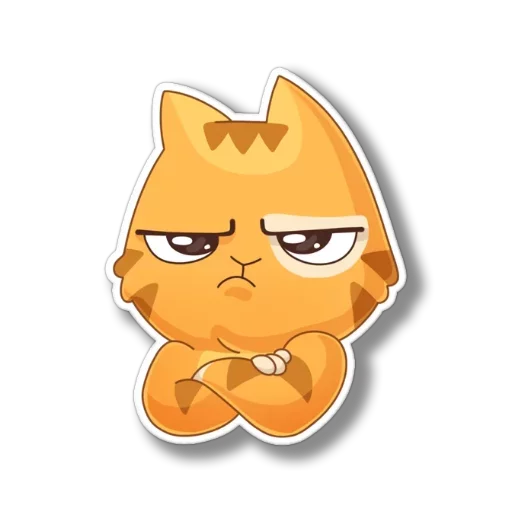 Telegram Sticker «persik _the_cat» 😕