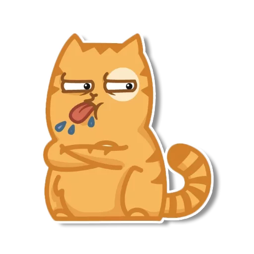 Стикер Telegram «persik _the_cat» 😝