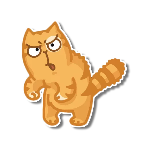Telegram Sticker «persik _the_cat» 😤