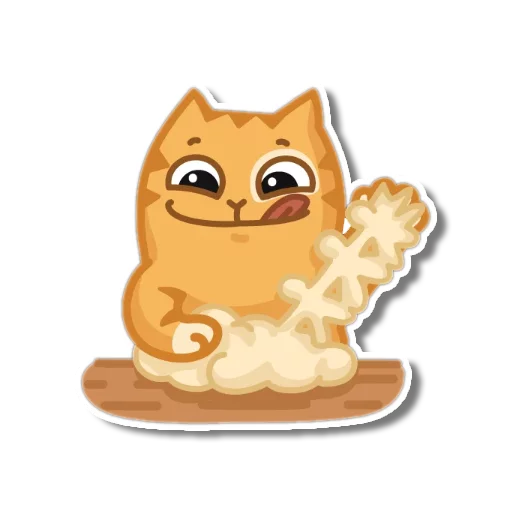 Telegram Sticker «persik _the_cat» 😋