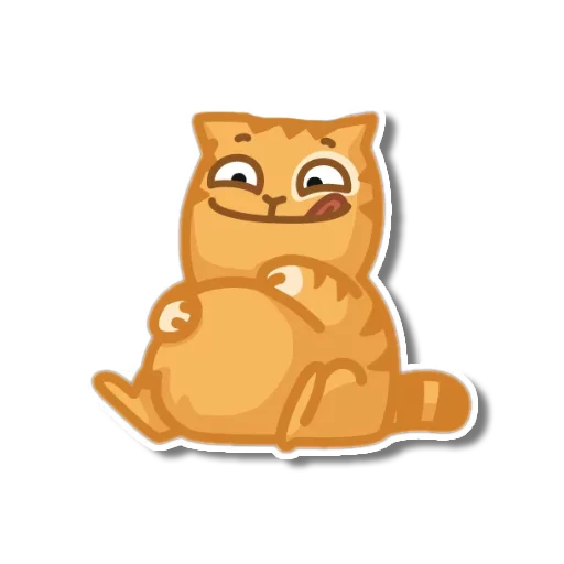 Telegram Sticker «persik _the_cat» 🤗