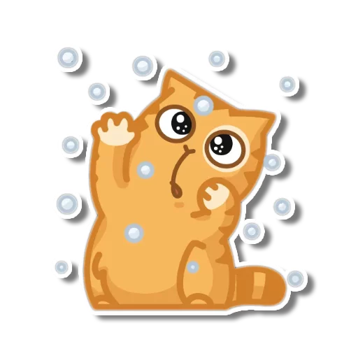 Telegram Sticker «persik _the_cat» 😯