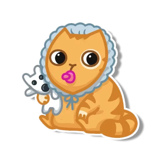 Telegram Sticker «persik _the_cat» 😶