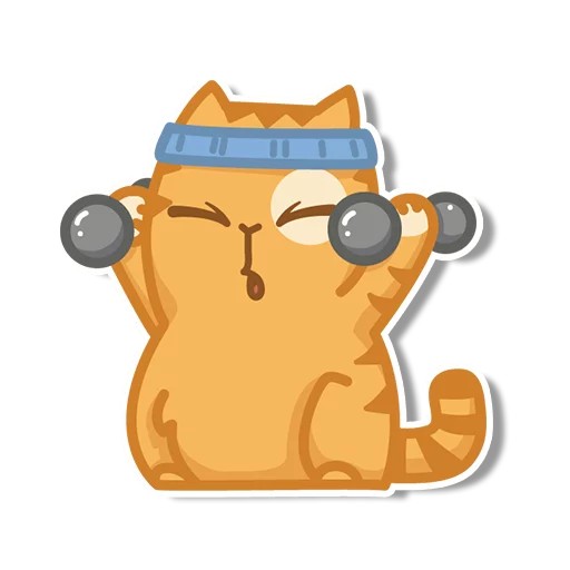 Telegram stiker «persik _the_cat» 😫