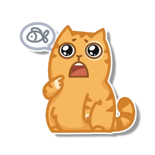 Telegram Sticker «persik _the_cat» 🙁
