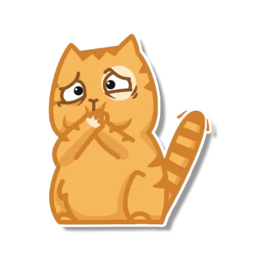 Telegram Sticker «persik _the_cat» 🤢