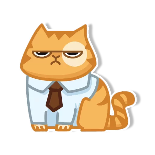 Telegram Sticker «persik _the_cat» 😐