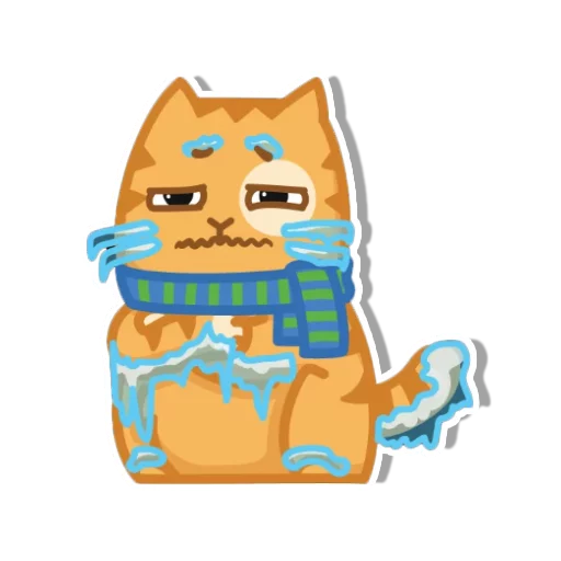 Telegram Sticker «persik _the_cat» 😖