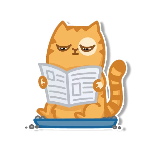 Стикер Telegram «persik _the_cat» 😑