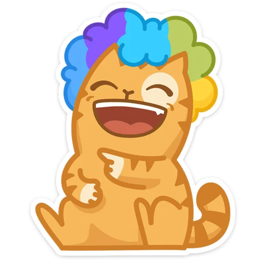 Забавный Персик emoji 🤡